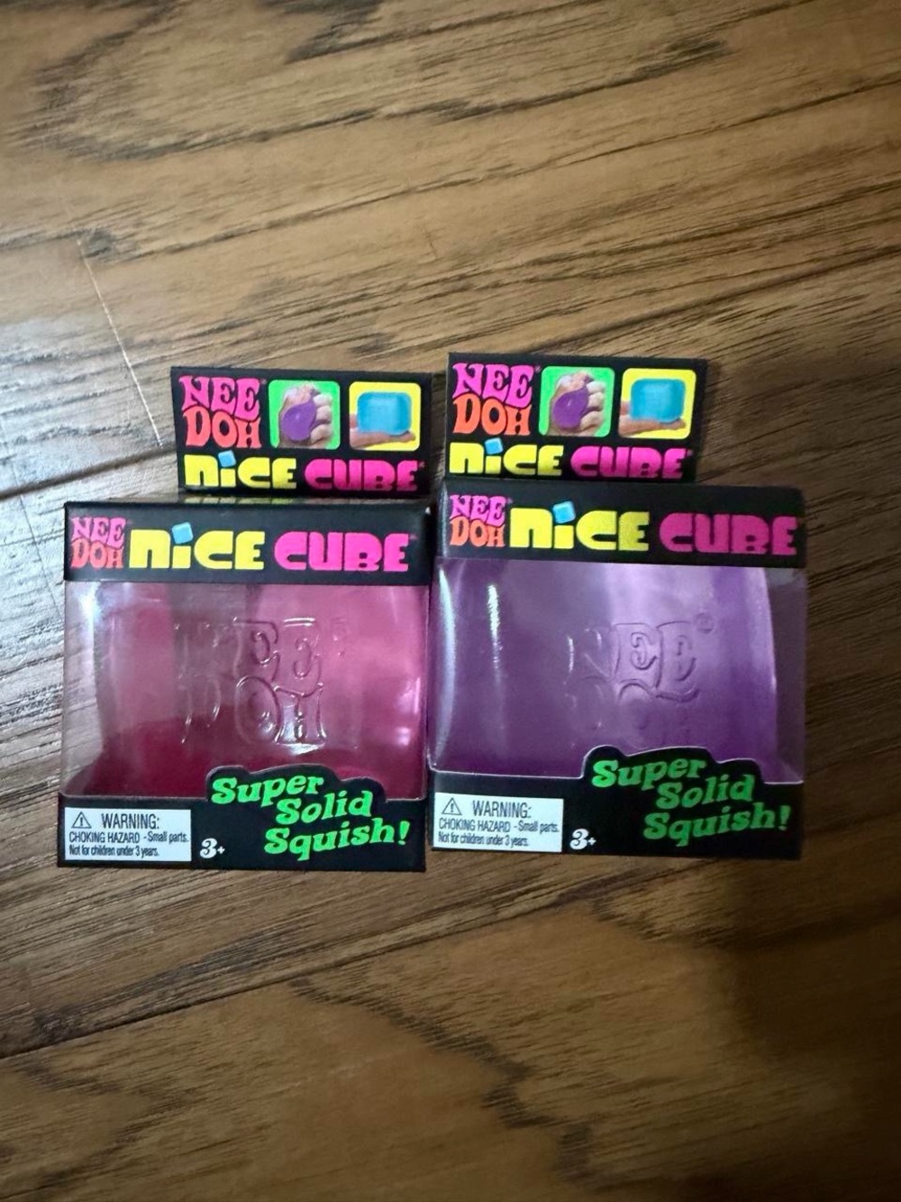NEE DOH (real) Nice Cube pink and purple NWT